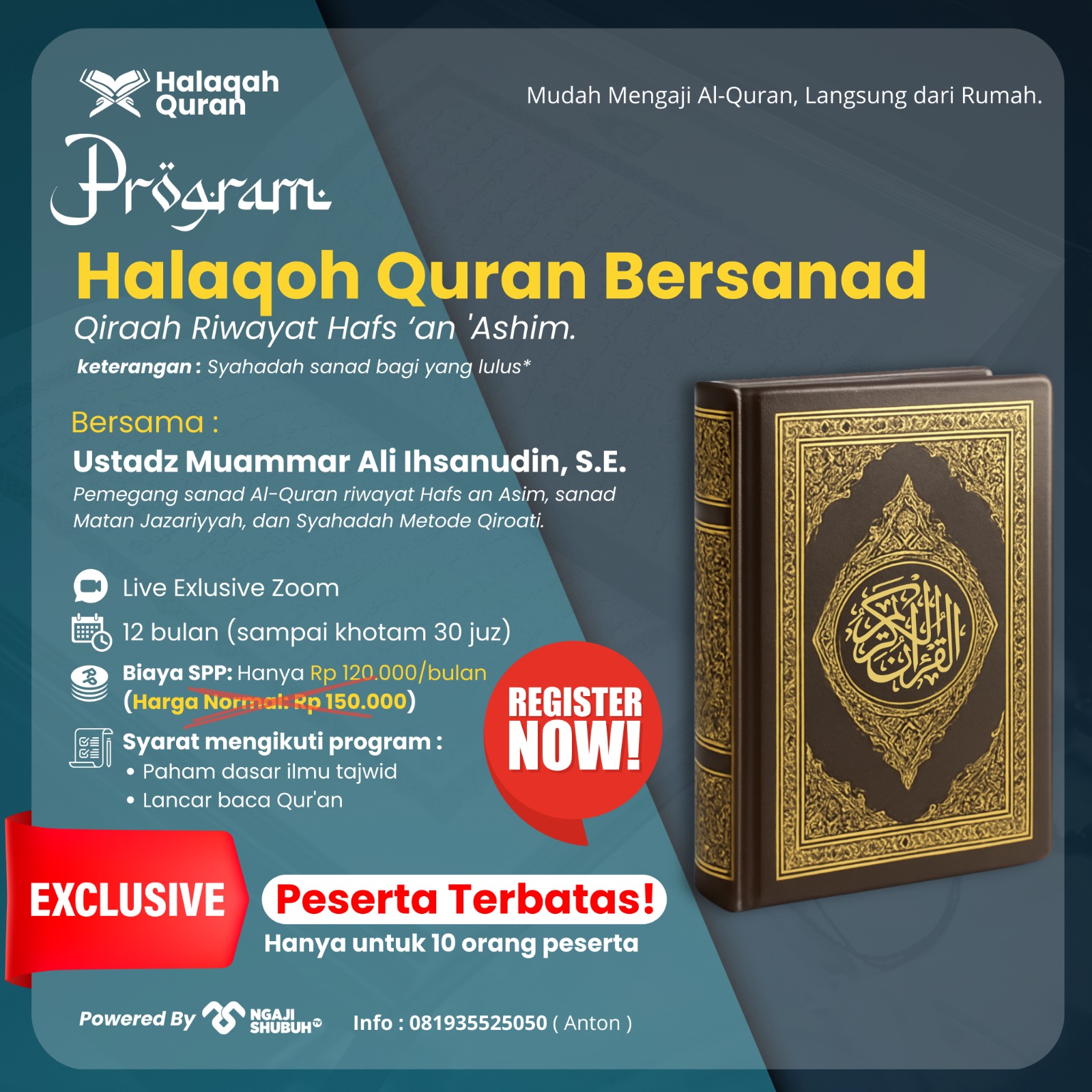 Program Halaqoh Quran Bersanad