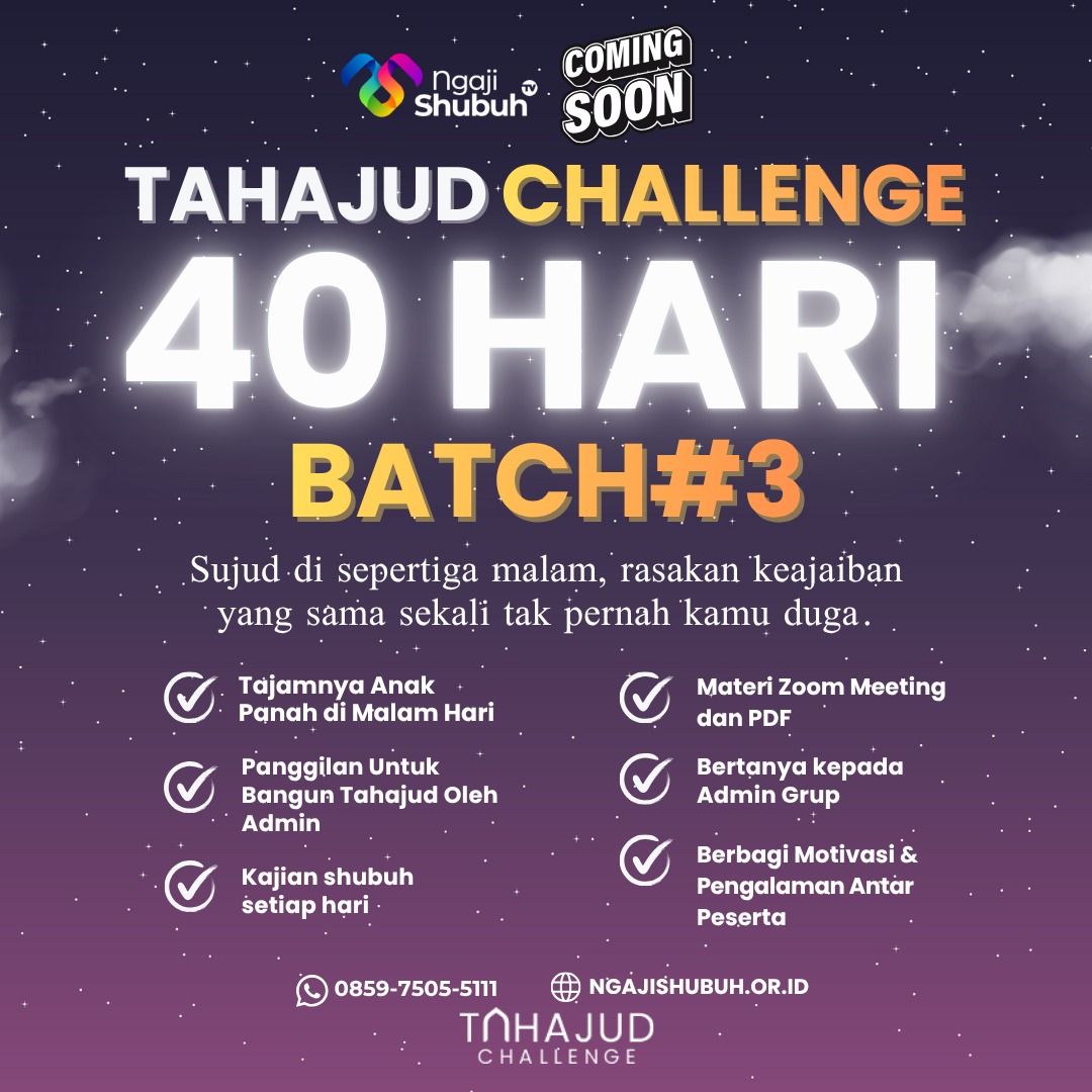 Tahajud Challenge 40 Hari